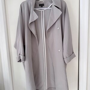 Topshop Light Gray Coat